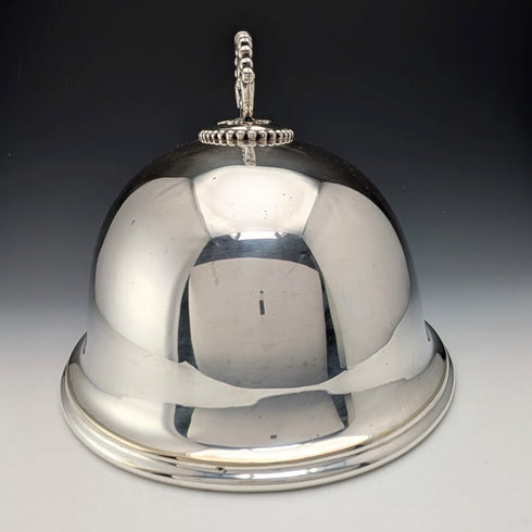 英国アンティーク シルバープレート製 小型クロッシュ Mappin&Webb